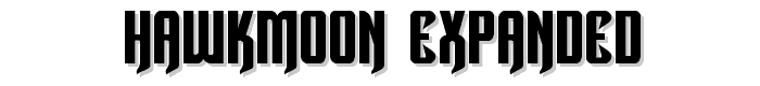 Hawkmoon Expanded font